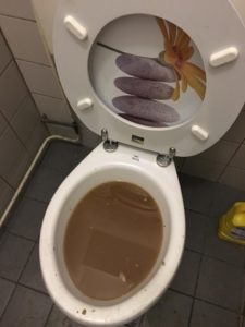 WC verstopt Abbenbroek